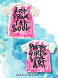 PRETTY GIRLS LOVE ART (TEE)