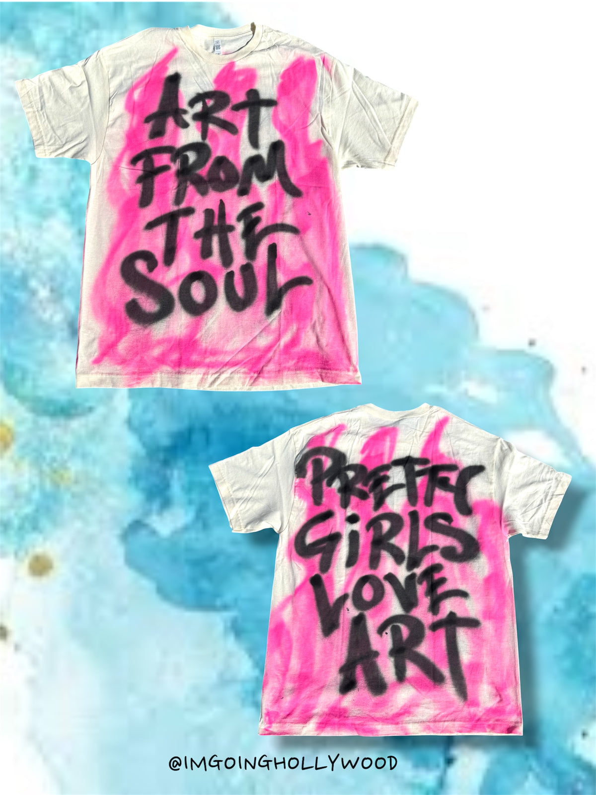 PRETTY GIRLS LOVE ART (TEE)
